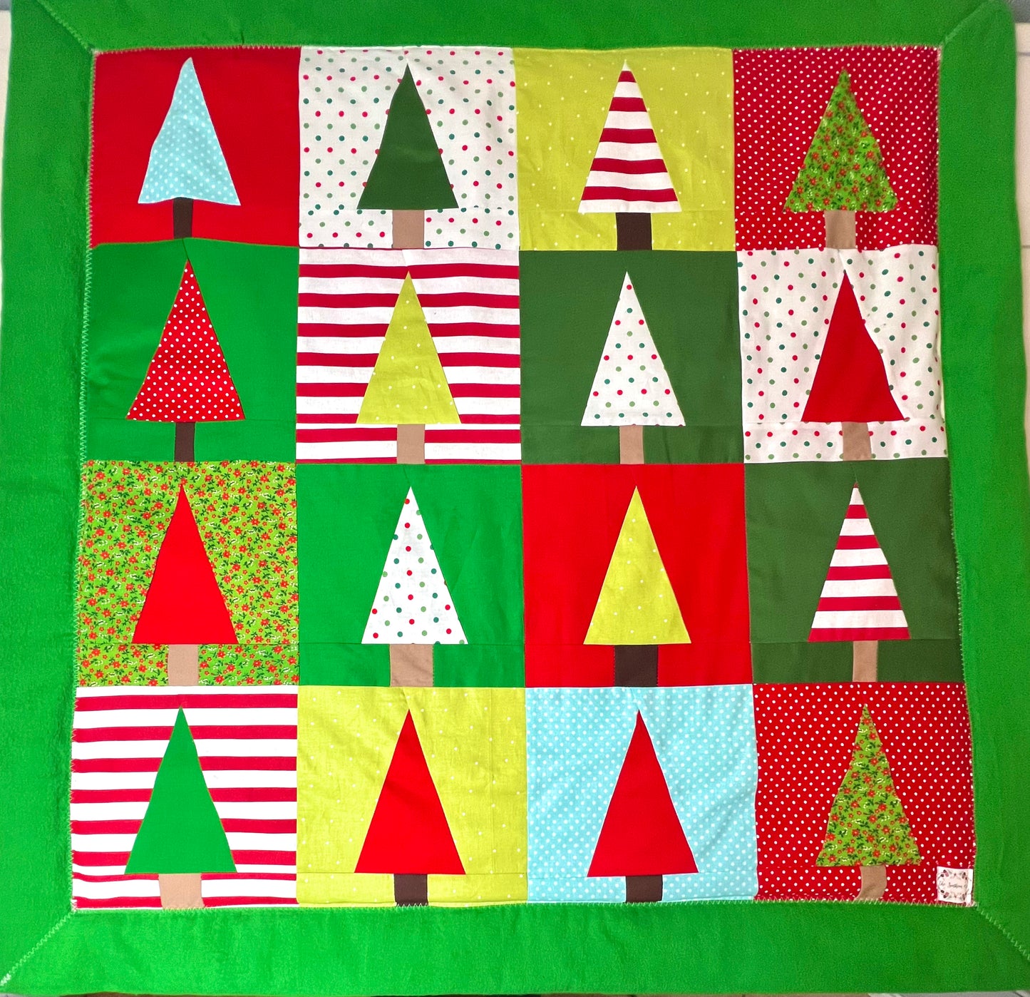 Baby Quilt- Oh, Christmas Tree