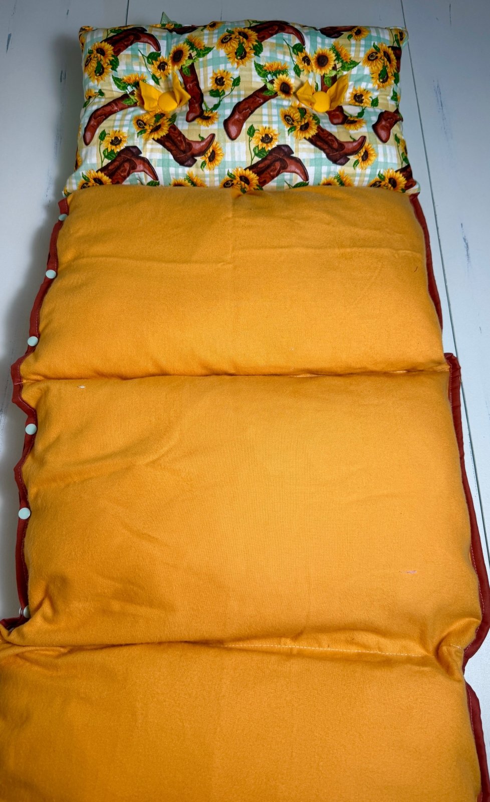 Nap Mat - Sunflowers and Cowgirl Boots - The Southern Nest