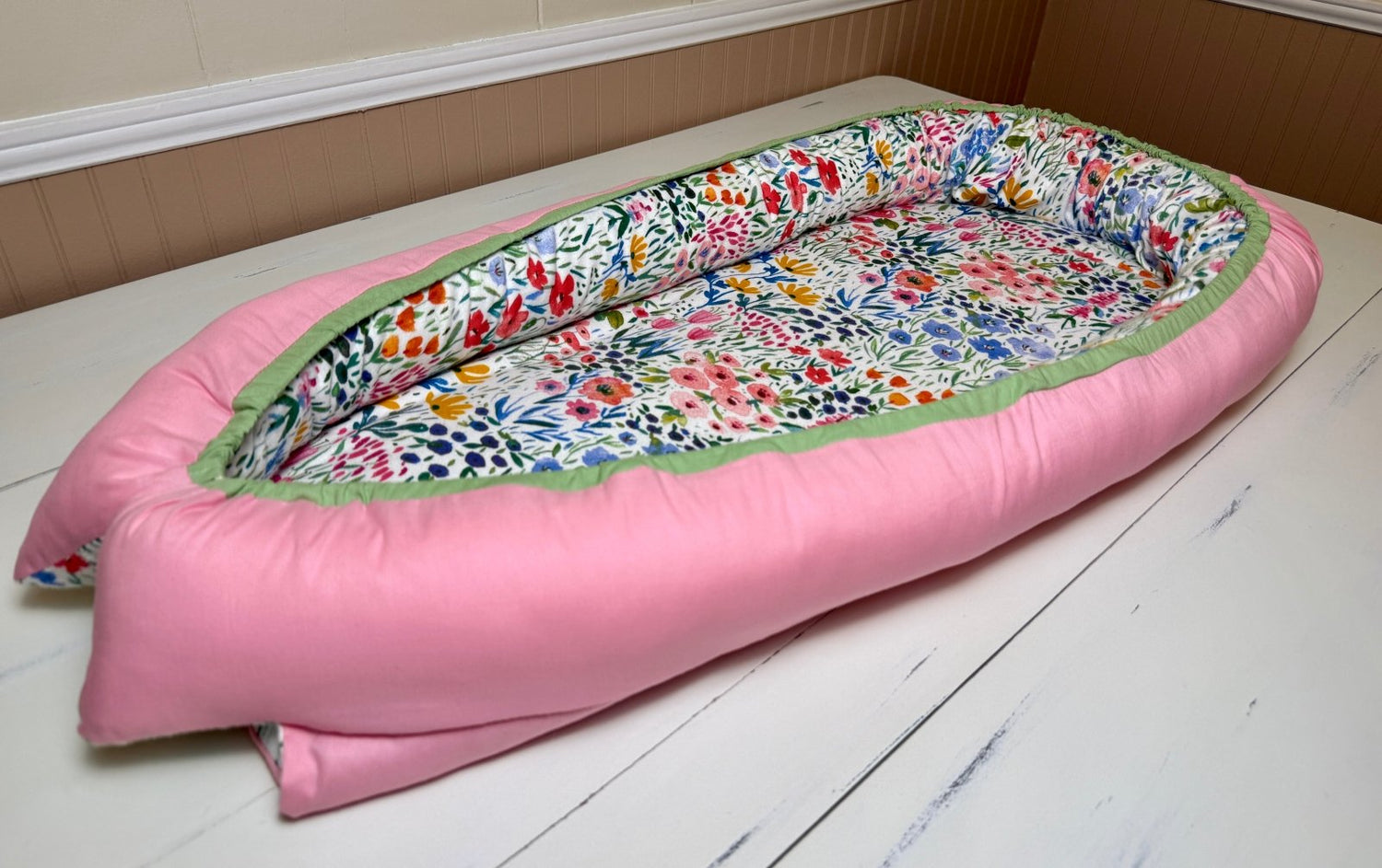 XL Baby Nest - Painted Wildflowers - The Southern Nest