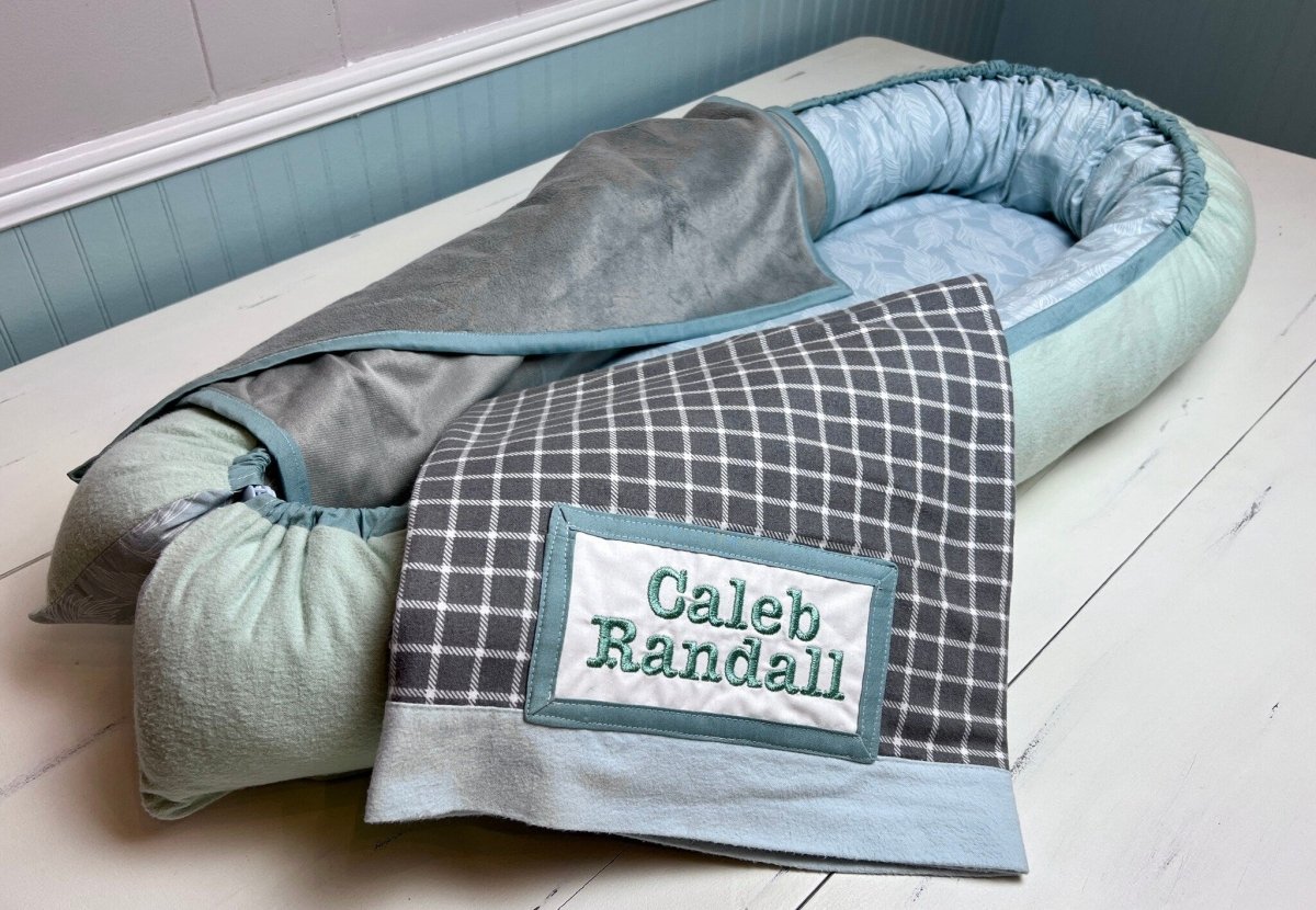 Double Name Monogram Plate - The Southern Nest