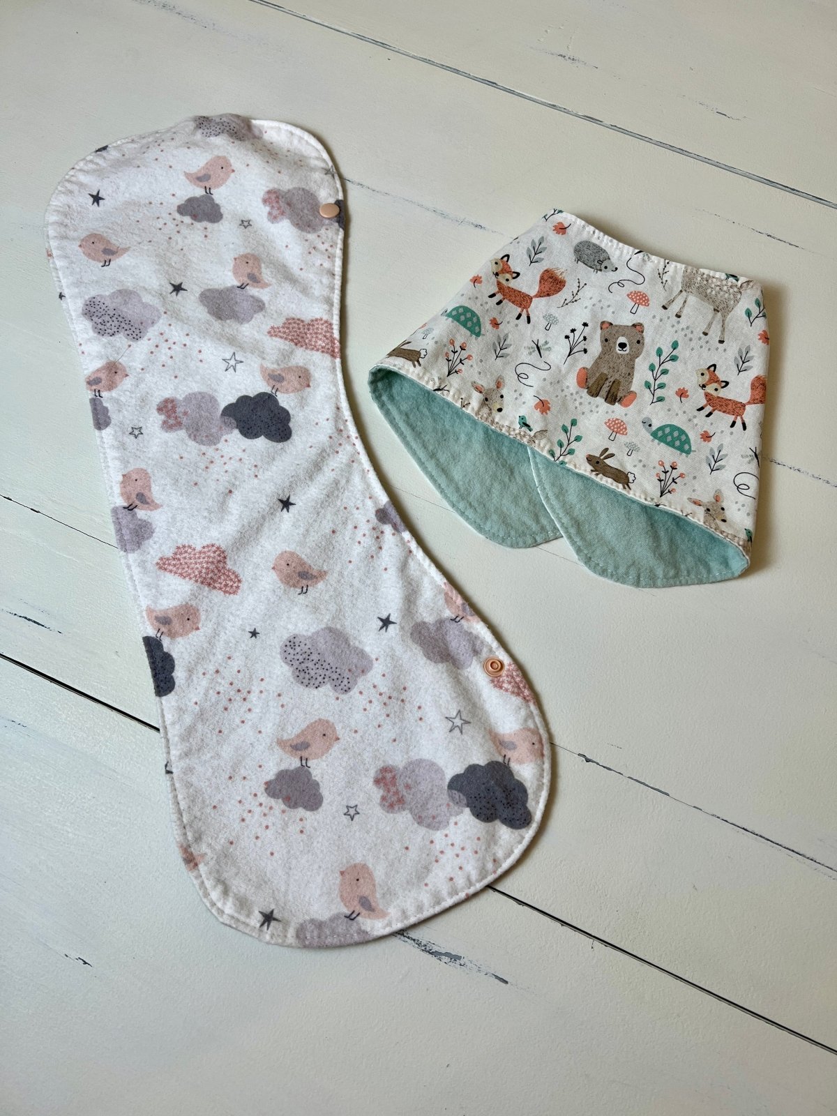 Burpy Bibs - Boho Woodland - The Southern Nest