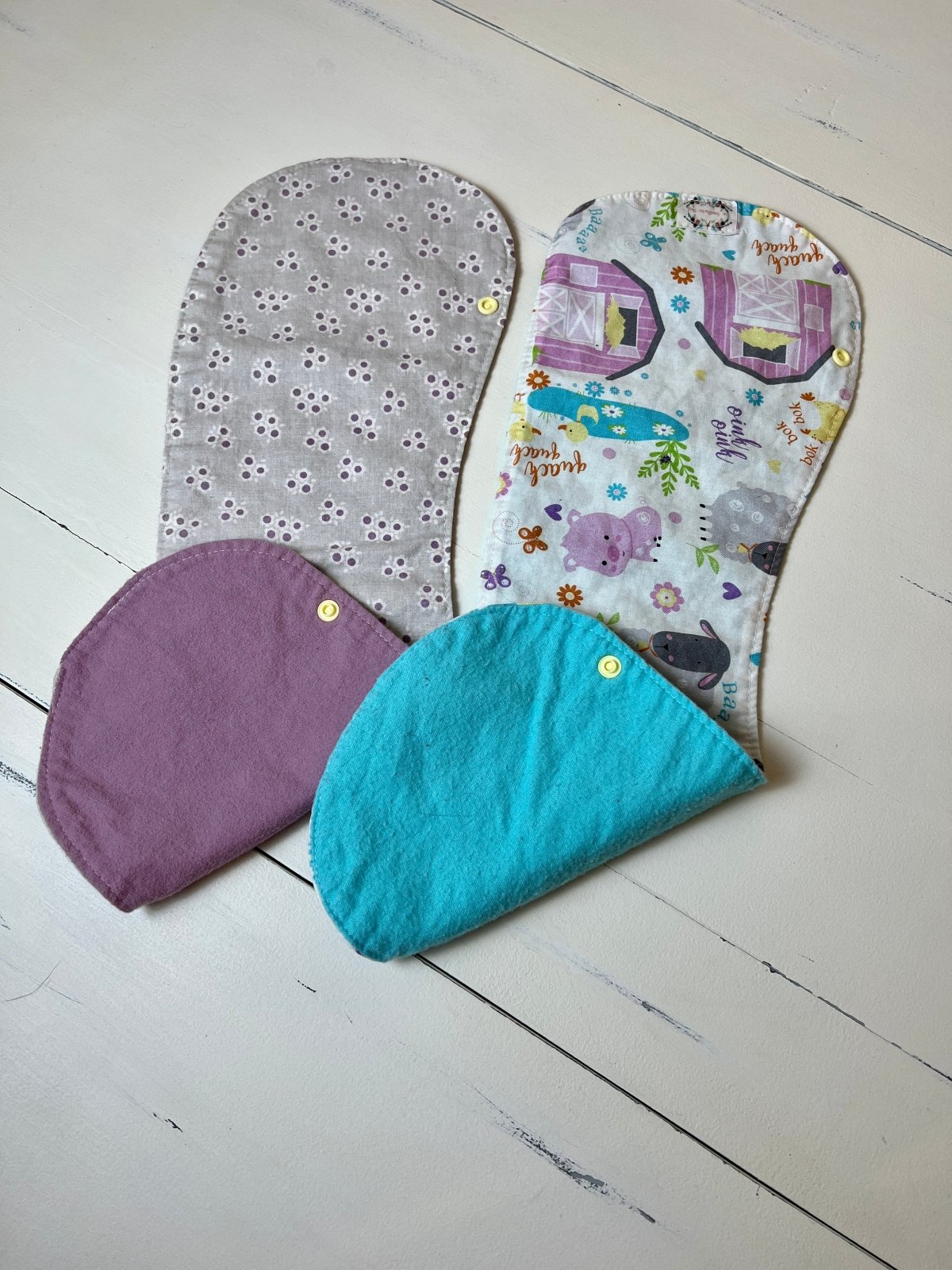 Burpy Bibs - Flowers and Farm Animals - The Southern Nest