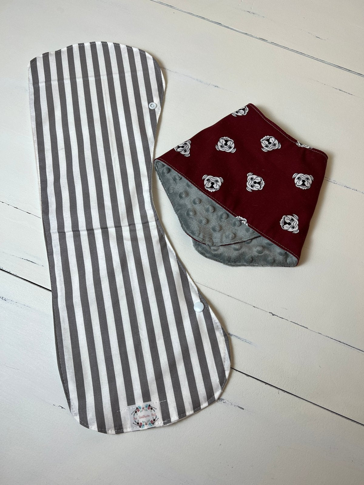 Burpy Bibs - MSU Dawgs and Stripes - The Southern Nest