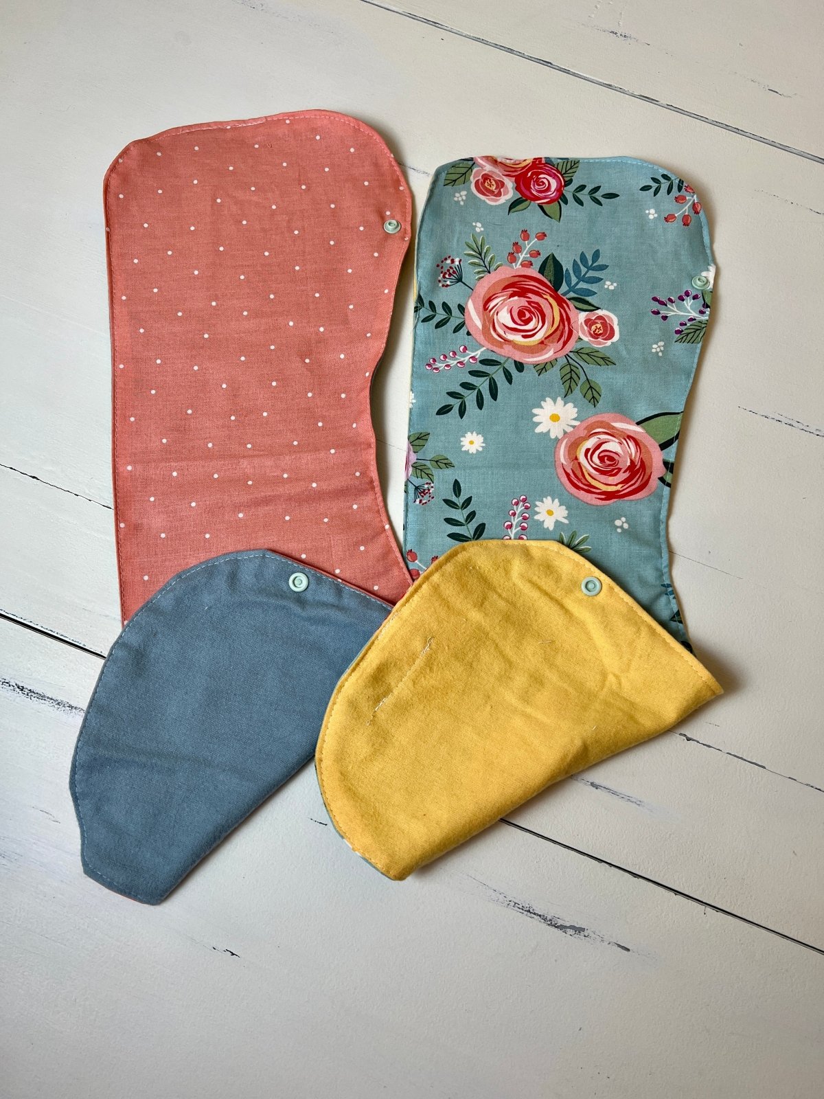 Burpy Bibs - Peachy Floral - The Southern Nest