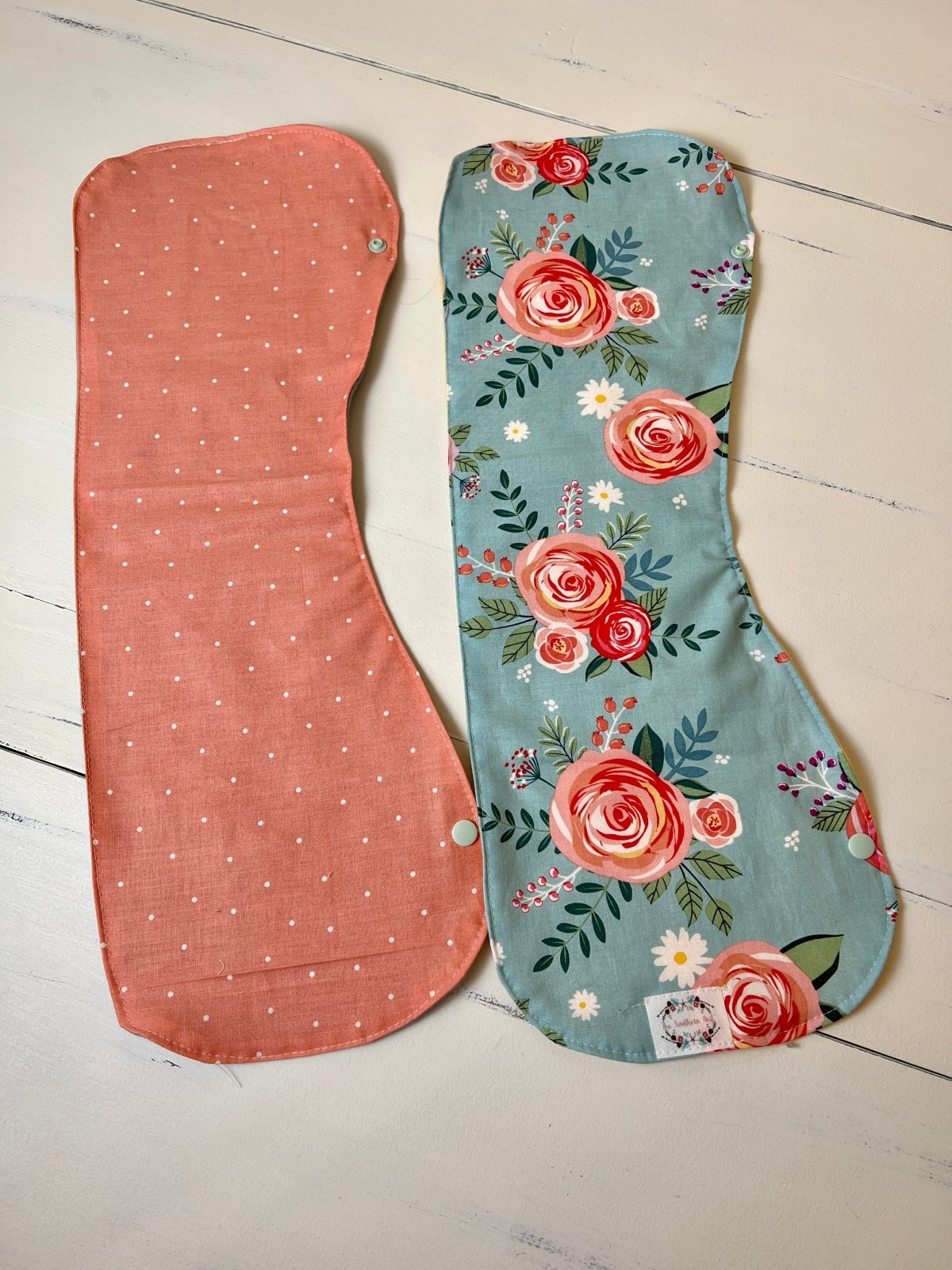 Burpy Bibs - Peachy Floral - The Southern Nest