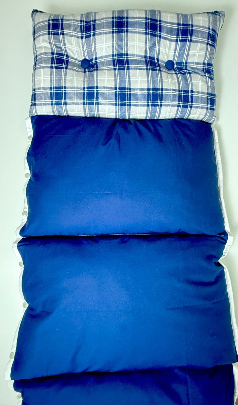 Nap Mat- Blue and Gray Plaid - The Southern Nest