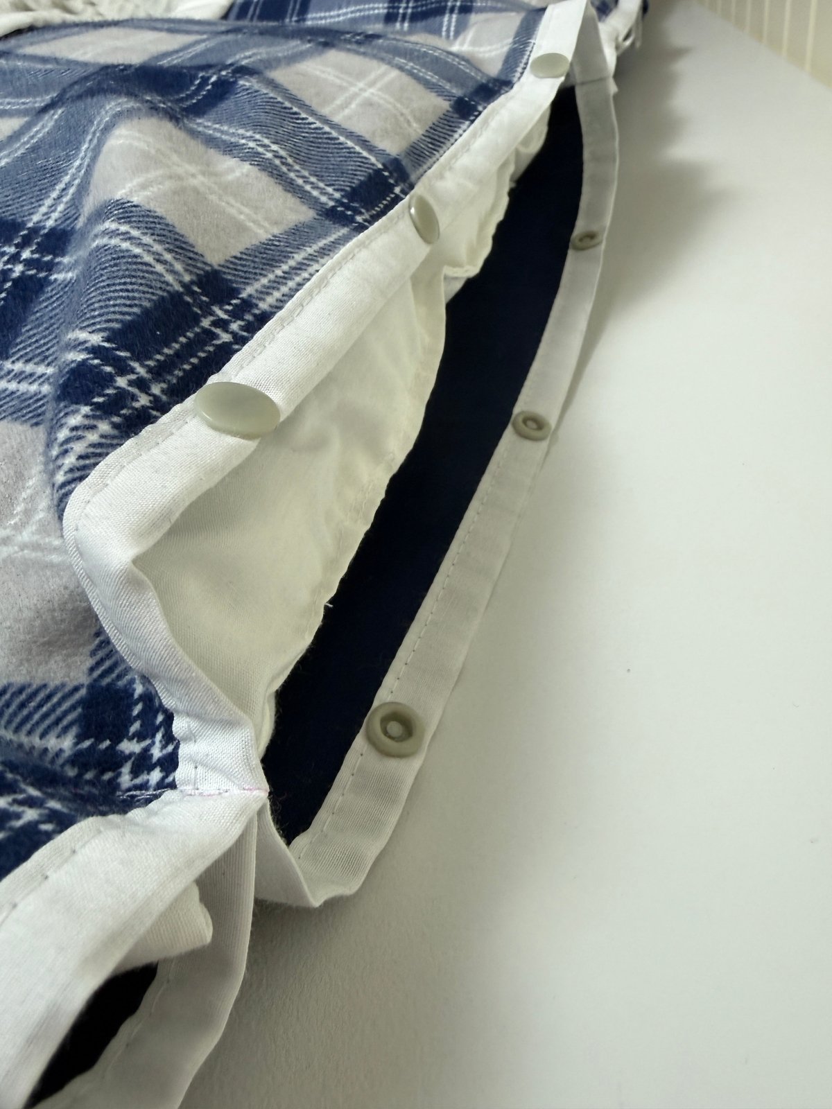 Nap Mat- Blue and Gray Plaid - The Southern Nest