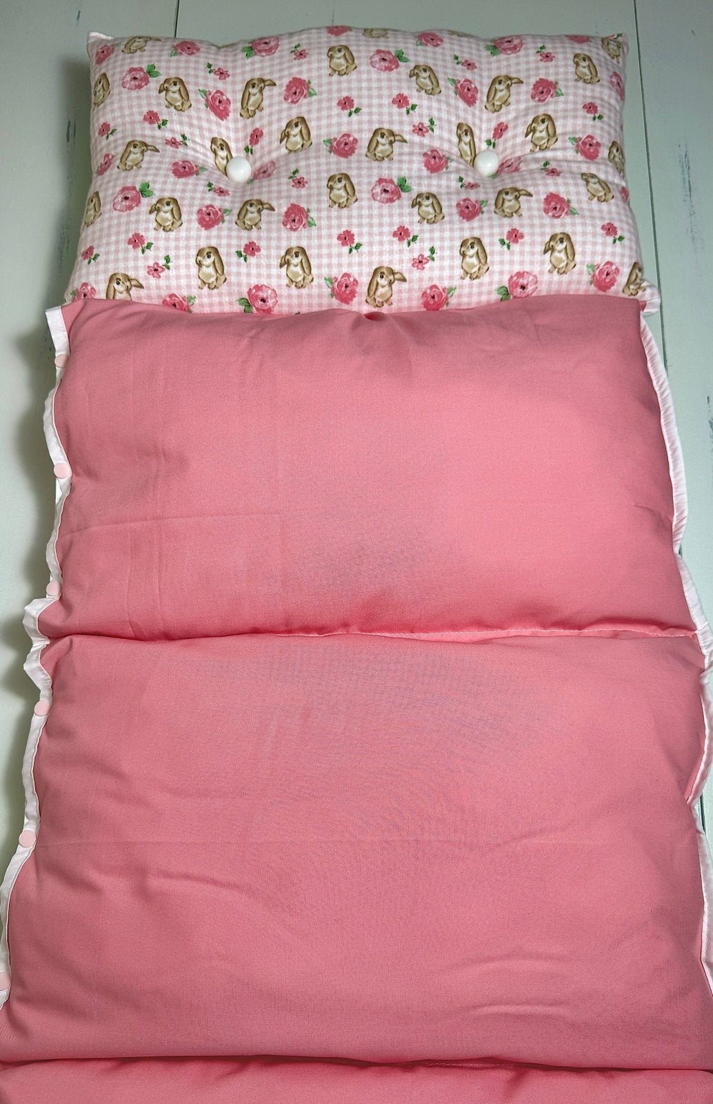 Nap Mat - Grandmillennial Bunnies - The Southern Nest