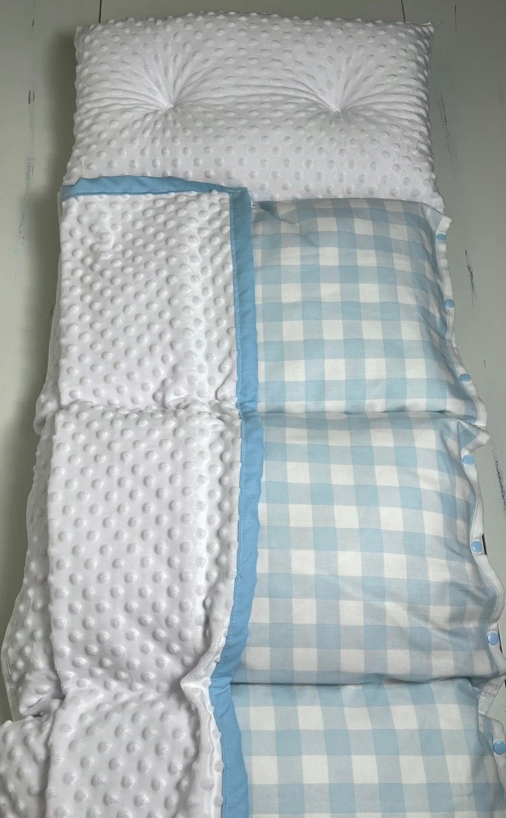 Nap Mat - Heirloom Blue Gingham - The Southern Nest