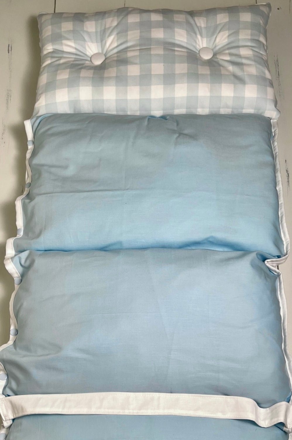 Nap Mat - Heirloom Blue Gingham - The Southern Nest