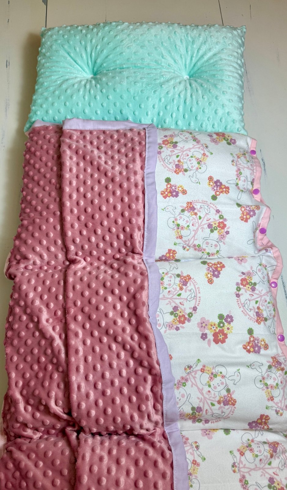 Nap Mat - Peace, Love, and Bunnies - The Southern Nest