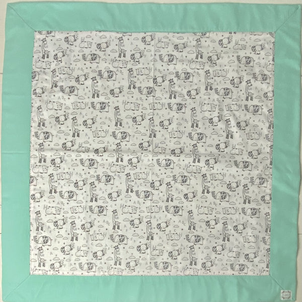 Baby Quilt- Alphabet and Animals - The Southern Nest