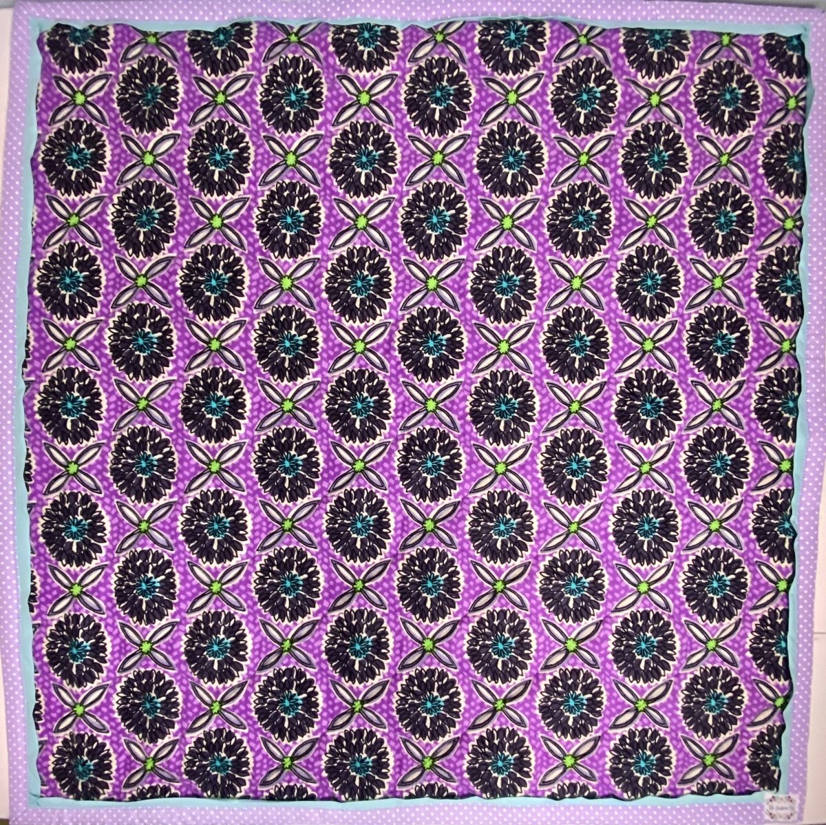 Baby Quilt- Bold Floral - The Southern Nest