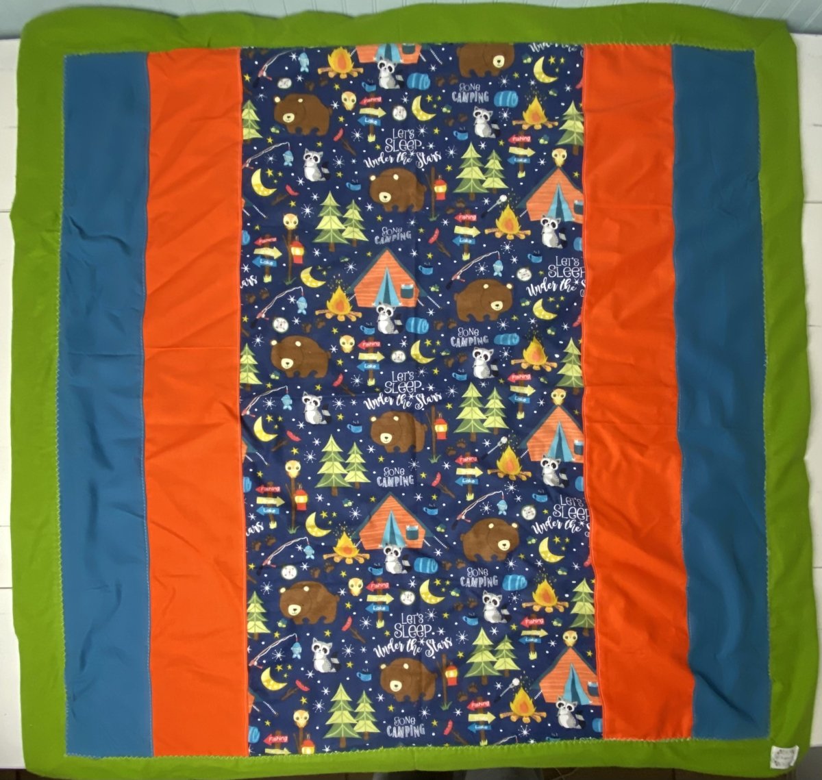 Baby Quilt- Camping Buddies - The Southern Nest