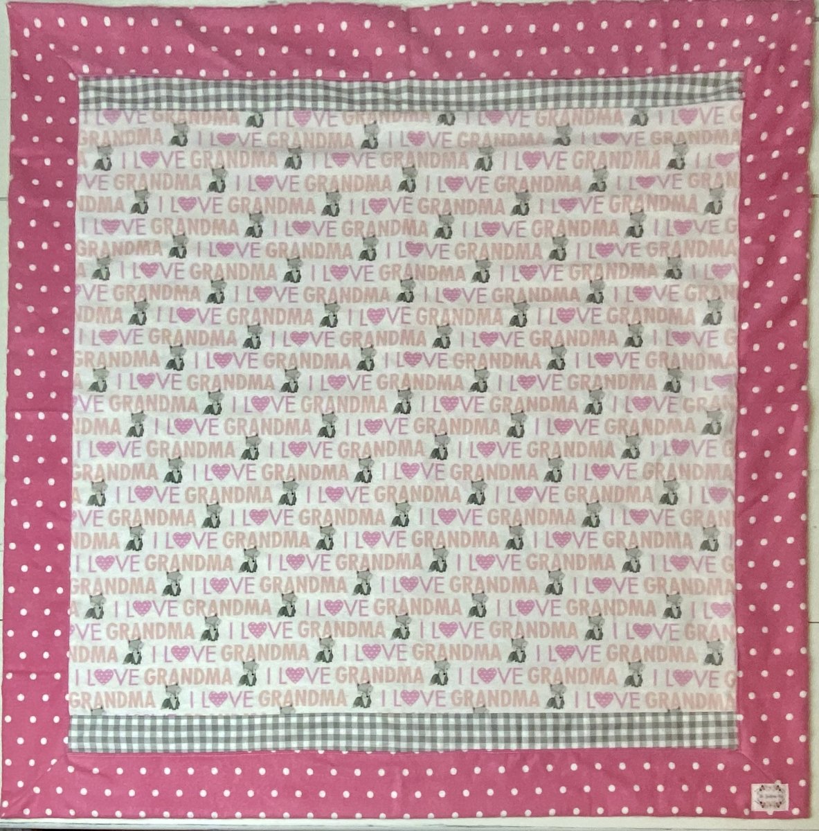 Baby Quilt- I ❤️ Grandma - The Southern Nest