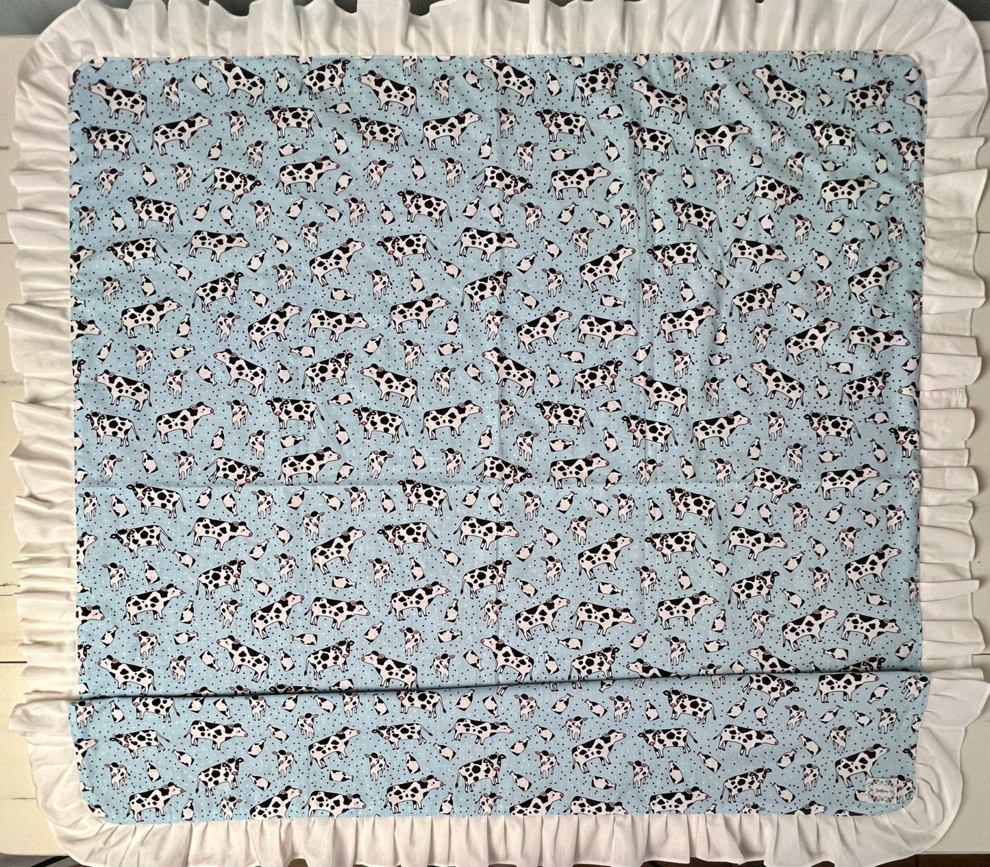 Baby Quilt- Moo Cows - The Southern Nest