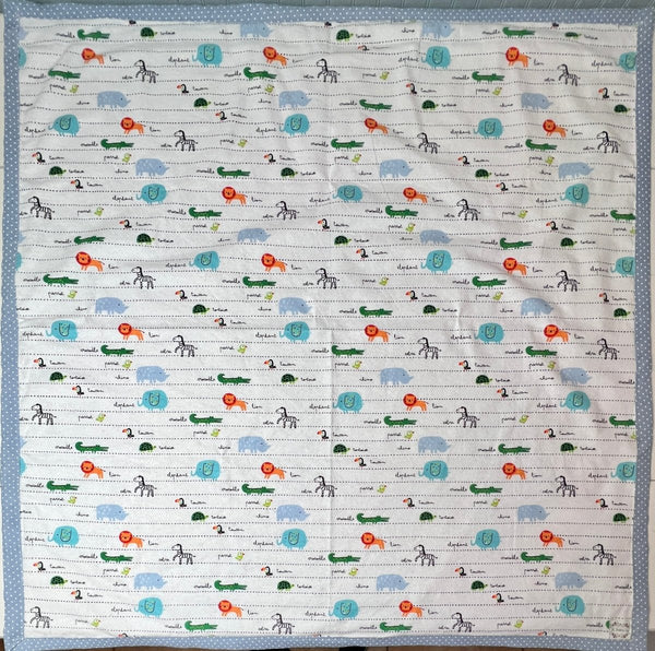 Baby Quilt- Naming Zoo Animals - The Southern Nest