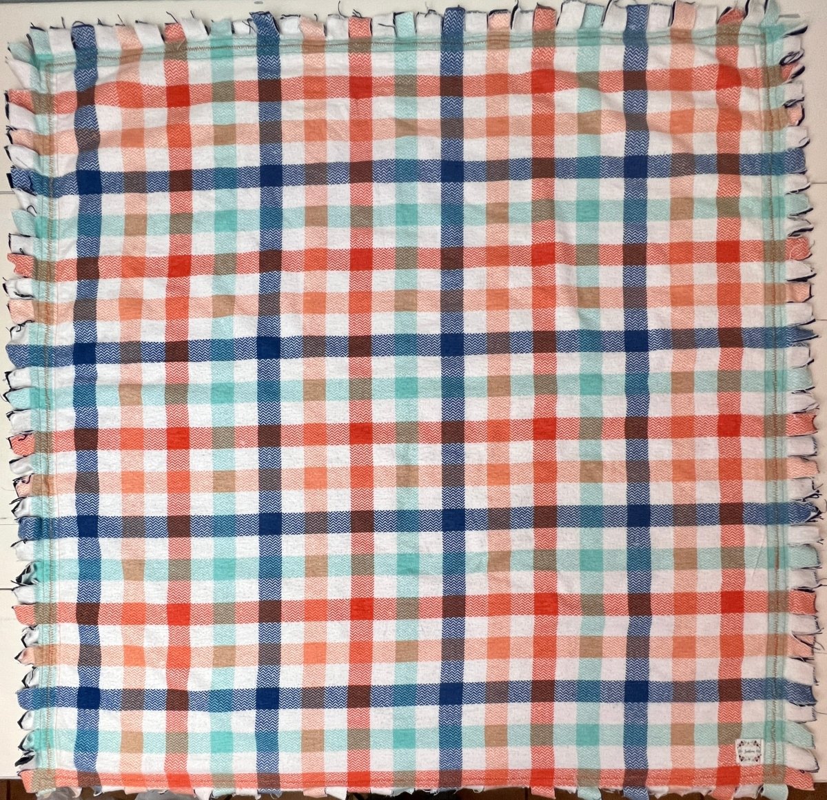 Baby Quilt- Plaid Rag Quilt - The Southern Nest