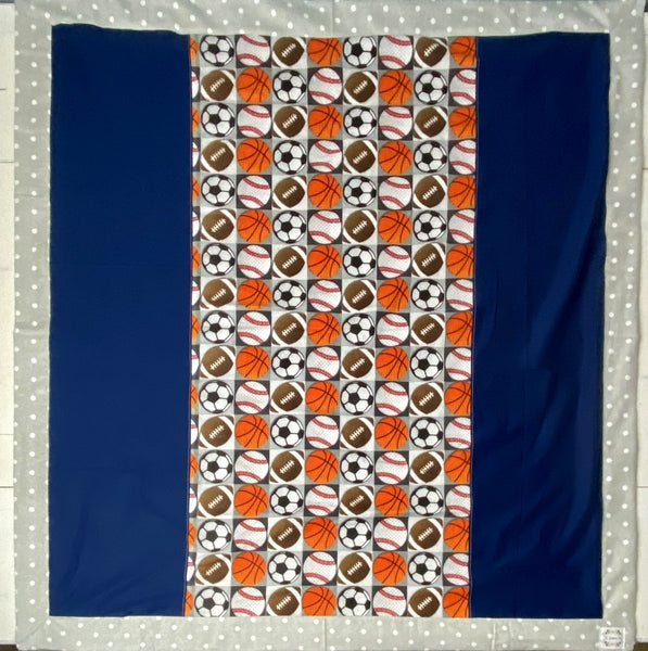 Baby Quilt- Sports 🏀 🏈 ⚾️ - The Southern Nest