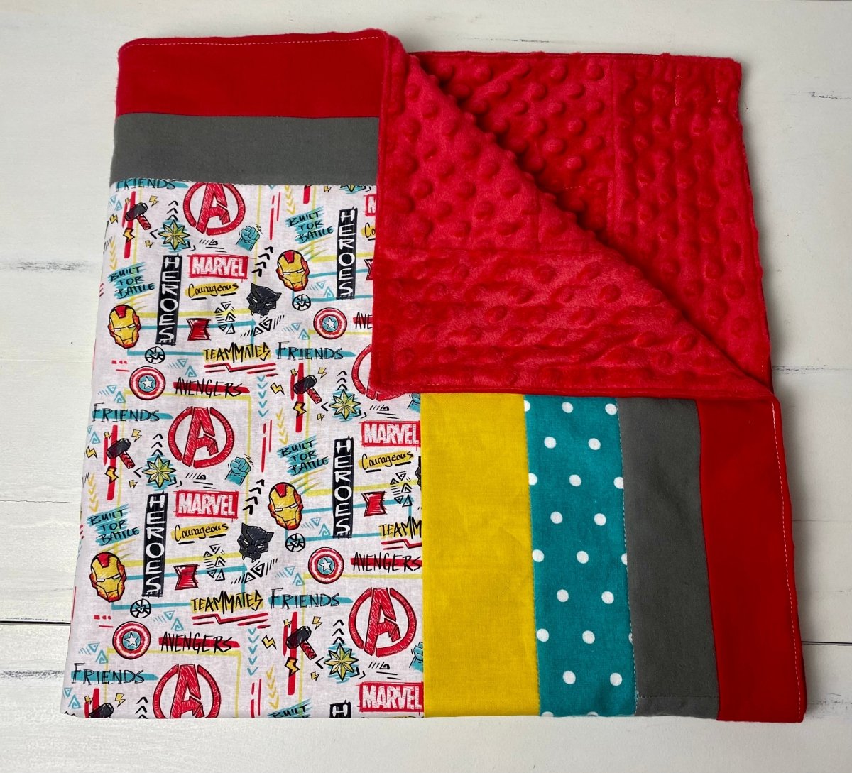 Baby Quilt- Superheroes - The Southern Nest