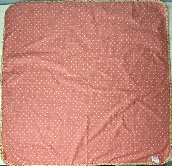 Baby Quilt- Tiny Floral and Dots - The Southern Nest