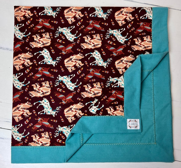 Baby Quilt- Tribal Animals - The Southern Nest