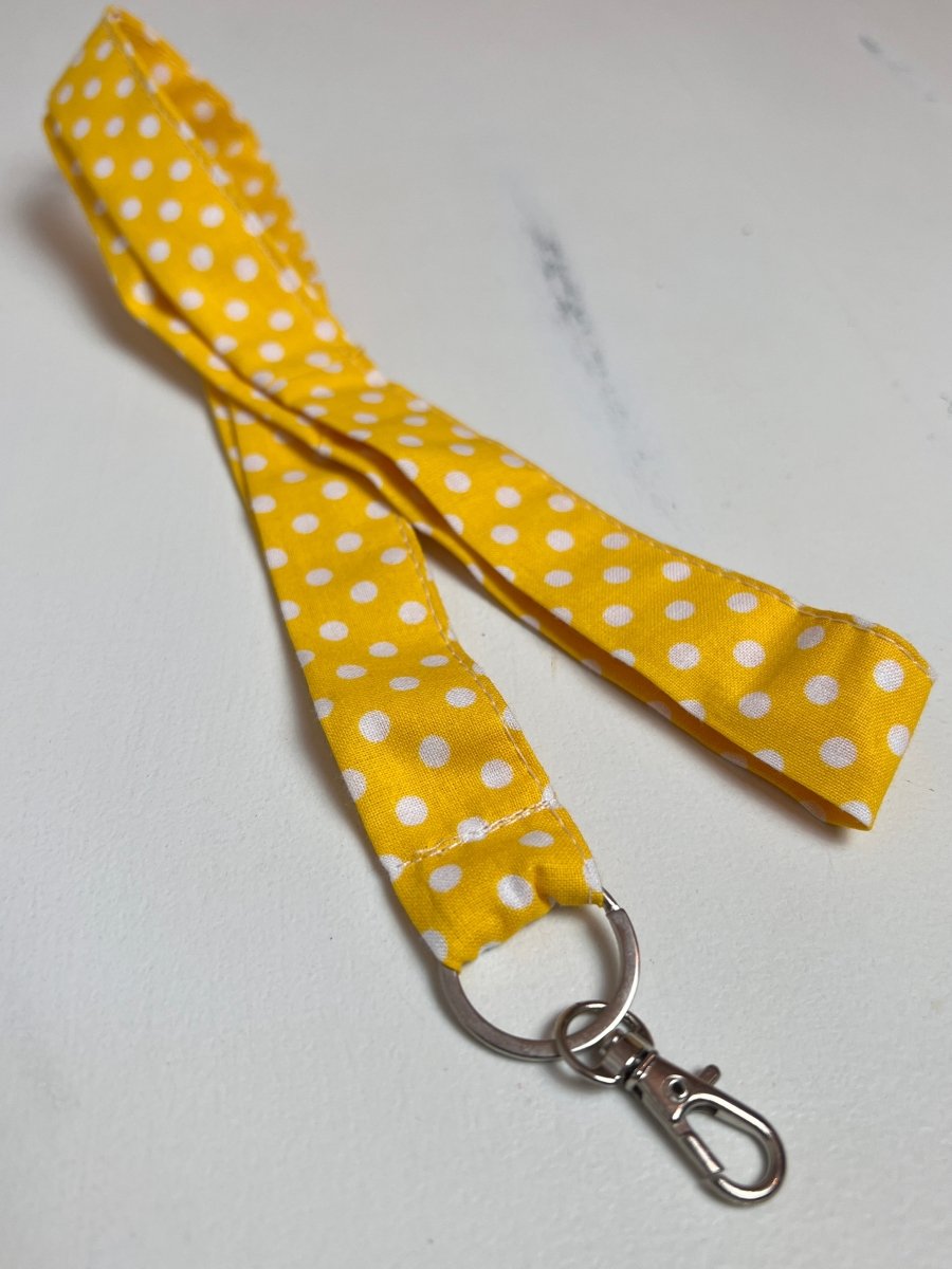 Lanyard- Sunshine Polka Dots - The Southern Nest