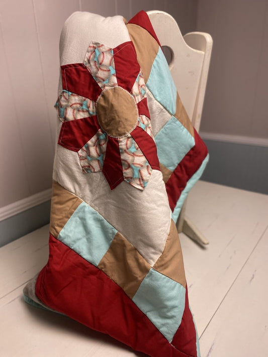 Mini-throw Quilt- Baseball ⚾️ - The Southern Nest