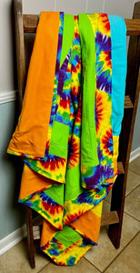 Mini-throw Quilt- Tie Dye - The Southern Nest