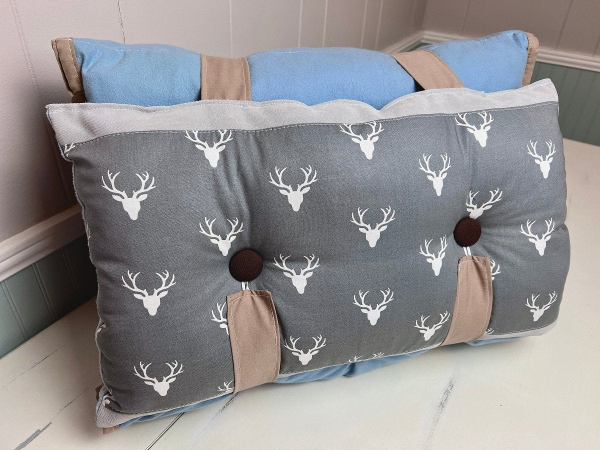 Nap Mat- Deer on Gray - The Southern Nest